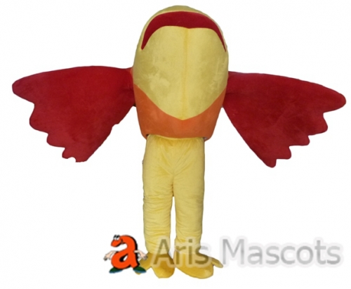 Red Fish Full Body Mascot Costume for Events, Ocean Animal Character Costume Fish Cosplay Dress
