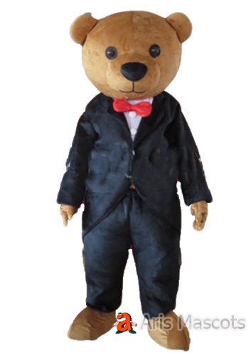 Mascot Costumes for Sale Cheap Brown Teddy Bear Costume with Suits