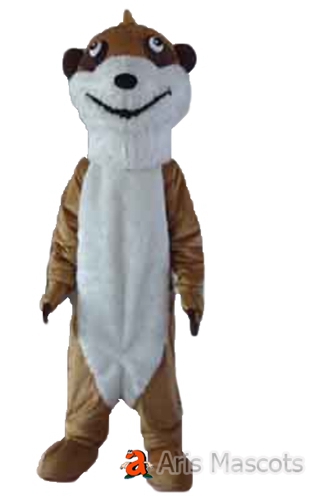 Adult Otter Mascot Costume Ocean Animal mascot Custom Team Mascots Sports Mascot Costume Desuisement Mascotte Character Design Company ArisMascots