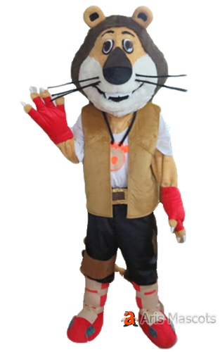 Adult Full Mascot Outfit Lion Costume For Events-Cosplay Lion Halloween Suit