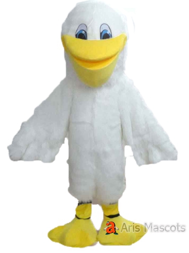 Disguise-White Eagle Mascot Costume Customizable