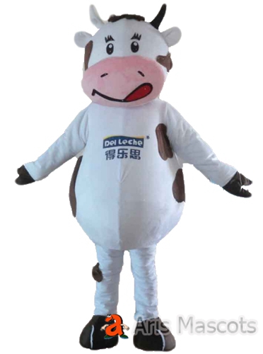 Adult Size Fancy Cow mascot outfit Party Costume Buy Mascots Online Custom Mascot Costumes Animal Mascots Sports Mascot for Team Deguisement Mascotte