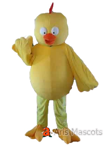 Mascot Chicken Costume Big Head Full Body Chicken Outfit