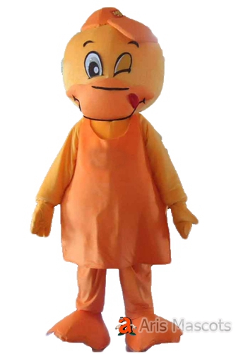 Girl Duck Mascot Costume for Events-Duck Adult Fancy Dress