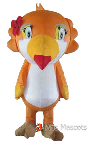 Giant Parrot Mascot Costume for Events-Custom Birds Mascots Parrot Adult Suit