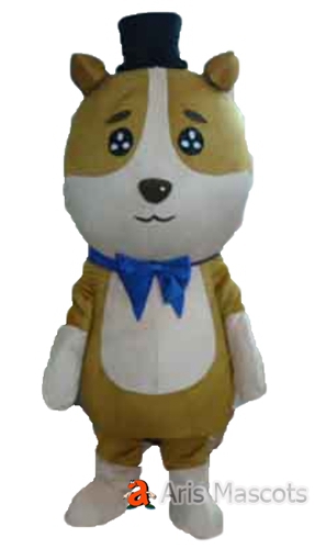 Mascot Dog Costume Giant Head and Body Dog Adult Fancy Dress up Custom Mascots