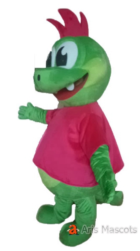 Baby Dinosaur Costume Green Color, Adult Full Body Animal Mascots