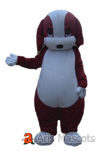 Mascot Dog with Stuffed Body-Costume Dog Adult