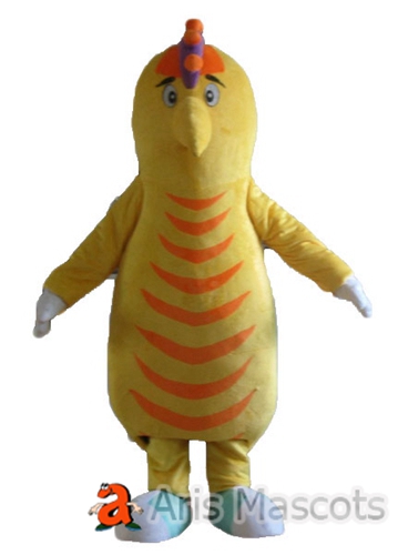 Giant Parrot Mascot Costume Yellow Color-Big Adult Parrot Full Plush Costume