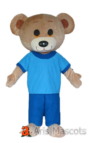 Adult Big Head Bear Mascot Costume for Events-Quality Mascots Costumes