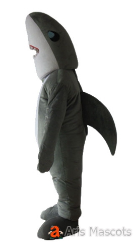 Ocean Animal Shark Adult Costume, Custom Mascot Shark Outfit