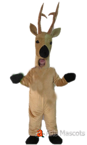 Adult Size Fancy Reindeer Mascot Costume Christmas  Mascots for Party Mascottes Mascotas Custom Made Mascots