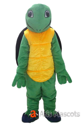 Lovely Mascot Green Turtle Costume with Shell , Cosplay Turtle Dress