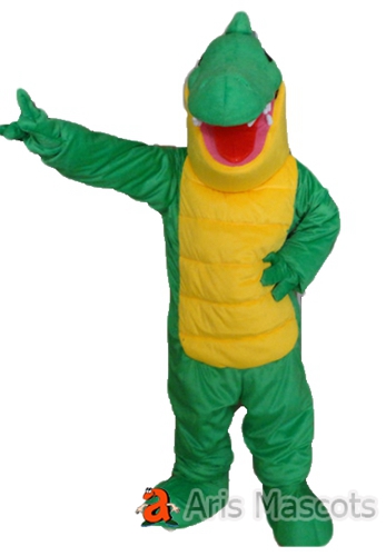 Crocodile Halloween Costume Full Body Crocodile Mascot for Marketing Carnival Costumes