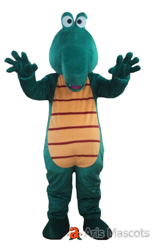 Crocodile Costume Full Size Foam Mascot For Stage and Theater Adult Animal Mascots for Marketing