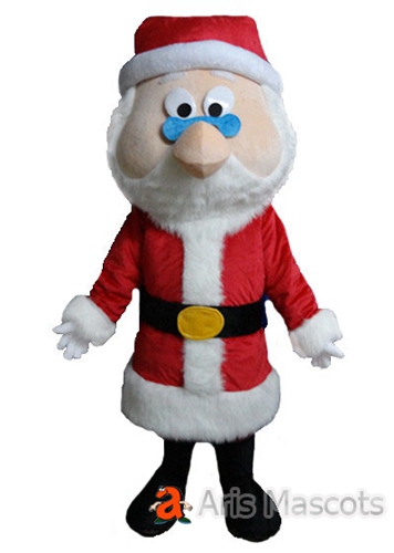 Santa Claus Dress for Adults-Chrismtas Santa Claus Mascot Suit