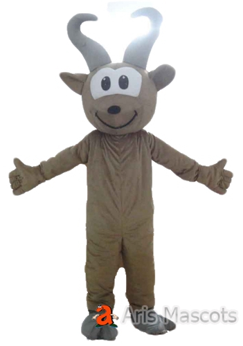 Lovely Reindeer Mascot Costume for Adults , Full Body Plush Reindeer Pet Fancy Dress