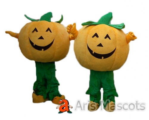 Real Life Happy Pumpkin Mascot costume for Adults, Pumpkin Halloween Costume