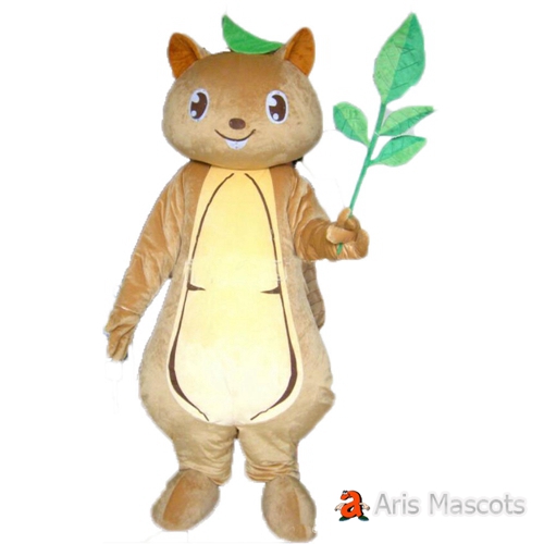 Lovely Squirrel Mascot Costume Full Body Adult Size Fancy Dress Custom Made Mascots Animal Character  Suit