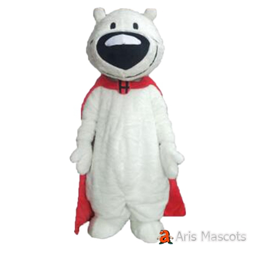 Big Black Nose Bear Mascot Costume Professional Quality Mascots Plush Fursuit Carnival Costumes