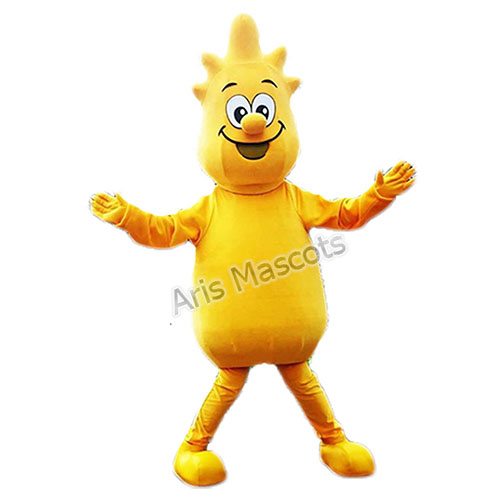 Yellow Character Mascot for Marketing, Advertising Mascots for Ceremony