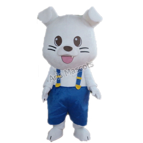 White Rabbit Costume Adult Size Full Mascot Suit , Animal Mascots Disguise  for Party