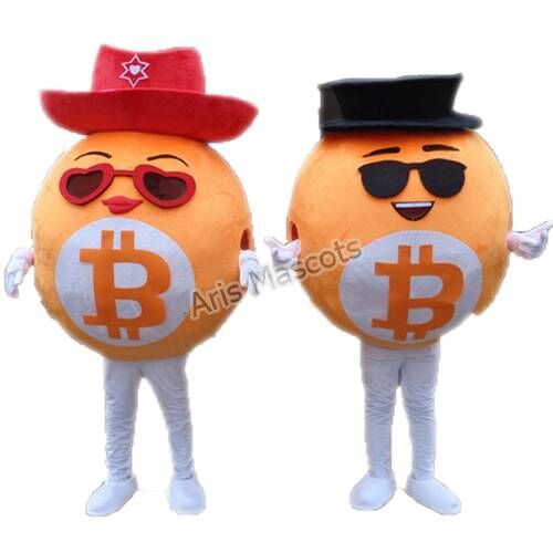 Couple of Ball Costume with Hat Adult Full Mascot Outfit for Marketing