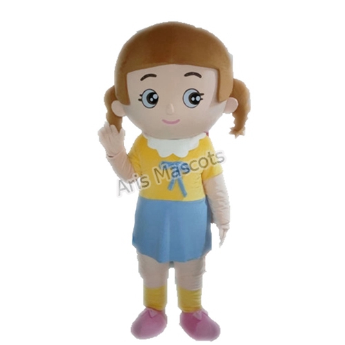 Fancy Girl Mascot Costume -Free Shipping
