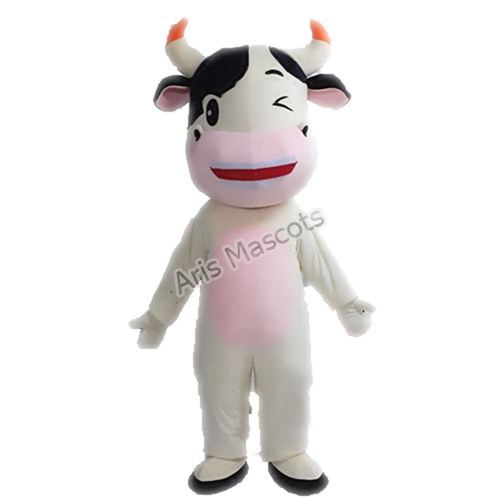Funny Animal Mascot  Cow & Cattle Adult  Full Plush Costume with High Quality and Affordable Price