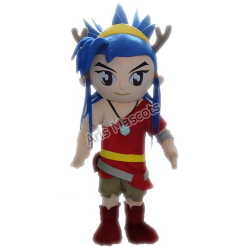 Realistic Adult Dragon Boy Mascot Costume