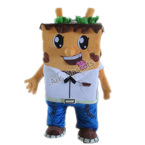Professional Mascot Costumes Cookie with Chocolate Adult Fancy Dress for Company Brands