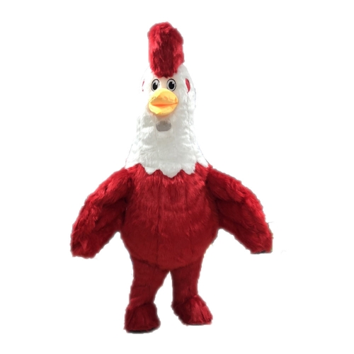 2m/2.6m Adult Rooster Blow Up Costume Full Body Inflatable Chicken Mascot Suit Professional High Quality Mascots