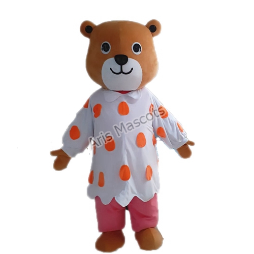 Lovely Animal Mascots Couple Bear Costume for Events Party