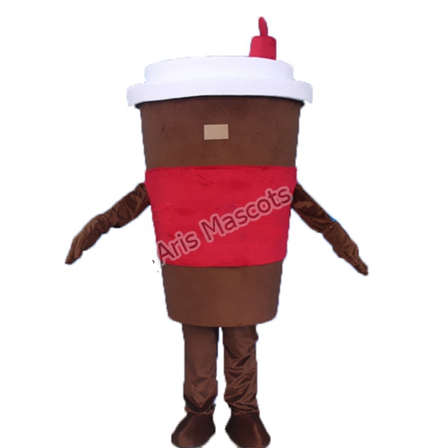 Adult Coffee Cup Mascot for Brands Professional High Quality and Cheap Price