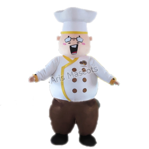 Wearing Chef Costume for Marketing Adult Chef Mascot Suit at Cheap Price