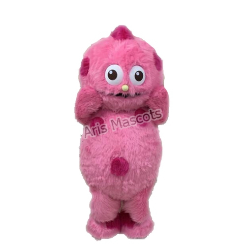 Pink Monster Mascot Costume for Event Party Funny Costumes and Mascots for Festivals