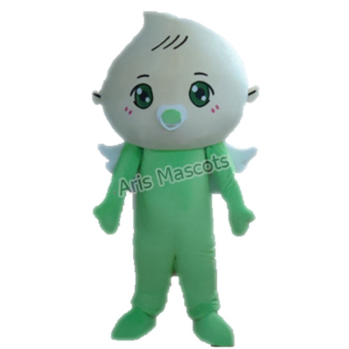 Angel Baby Mascot Costume With Wings-Disguise Human Mascots