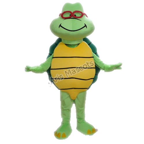 Turtle Mascot Costume Adult Full Body Plush Fur Suit Sea Animal Mascots