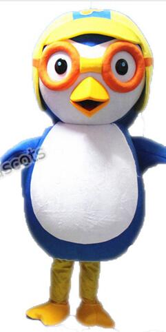 Couple Of Penguin Mascot Costume Boy And Girl Adult Full Body Plush Fur