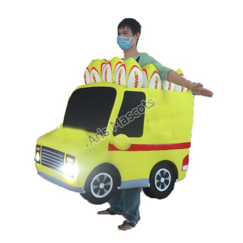 Van Mascot Costume for Advertising and Marketing Costume de mascotte de van pour la publicité et le marketing