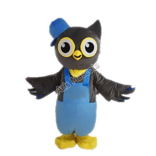 School Mascot Design Owl Adult Fancy Dress with Cheap Price