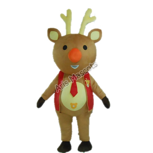 Adults Reindeer Mascot Costume for Party Stage Wear Costumes