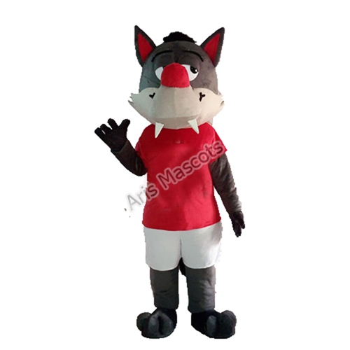Quality Wolf Mascot Costume Animal Mascots for Sports Team