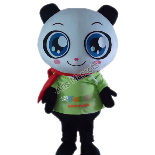 High Quality Big Head Panda Mascot Costume for Stage and Events