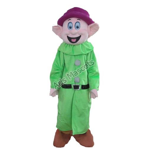 Carnival Costumes Adult Funny Dwarf Mascot Suit for Party Character Cosplay Dress