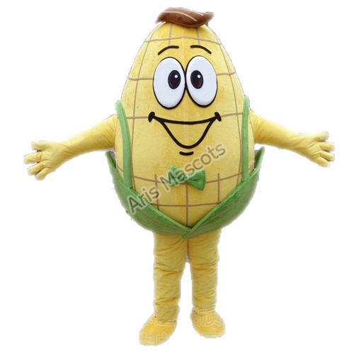 Cosplay Corn Mascot Costume Plants Mascots Full Body Plush Suit