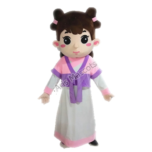 Cute Girl Costume with Chinese Traditional Dress