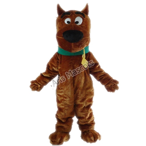 Dog Mascot Costume Adult Character Cosplay Dress for Party Events,Animal Character Dog Plush Fur Suit