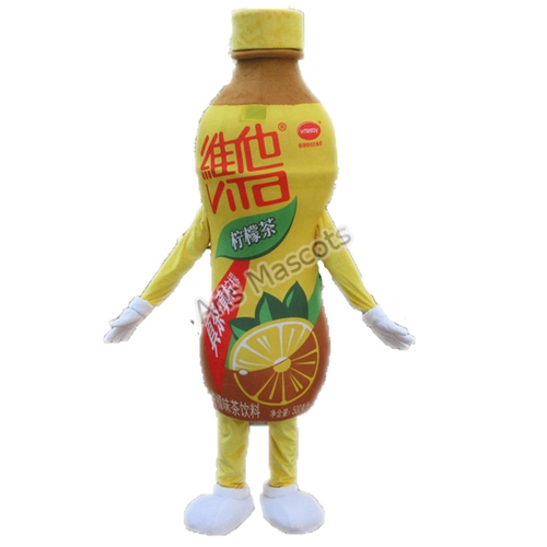 Juice Bottle Mascot Costume for Brands Advertising