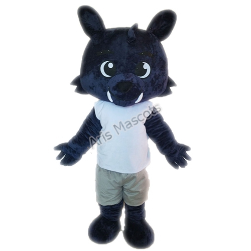 Real Life Wolf Mascot Costume Animal Mascots for Team  Mascotte de loup